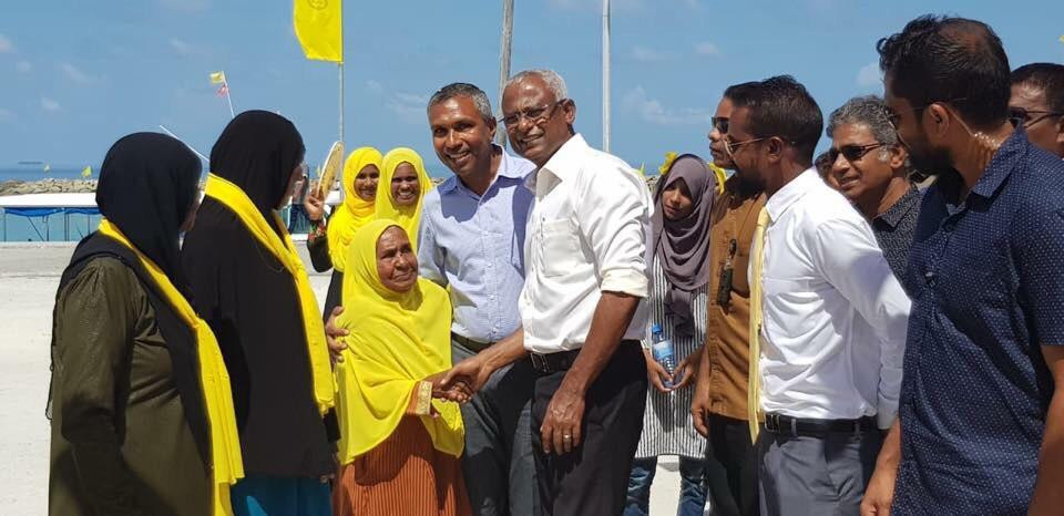 އާރްޑީސީ ޗެއަރމަން އަކަށް އައްޔަންކުރެއްވި އަފީފް ރައީސް އިބްރާޙިމް މުހައްމަދު ސޯލިހުއާ އެކު