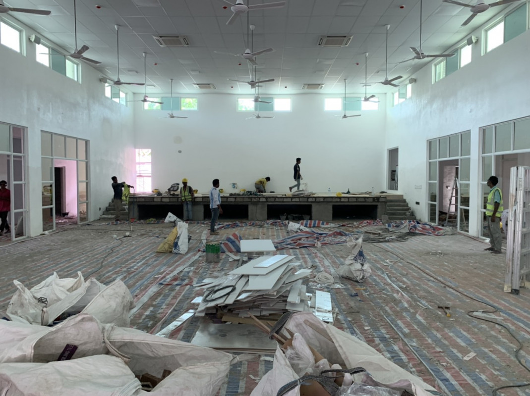 Ukulhas Council has stated that they will complete the Convention Centre in three days for the Ukulhas Tech Fair