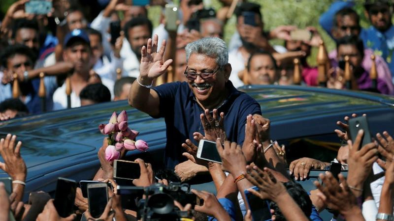 ލަންކާގެ ރައީސް ގޮތަބަޔާ ރާޖަޕަކްސަ