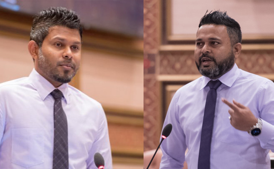 ނައިފަރު ދާއިރާގެ މެމްބަރު އަހުމަދު ޝިޔާމް(ކ) ފަރެސްމާތޮޑާ ދާއިރާގެ މެމްބަރު ހުސައިން މުހައްމަދު