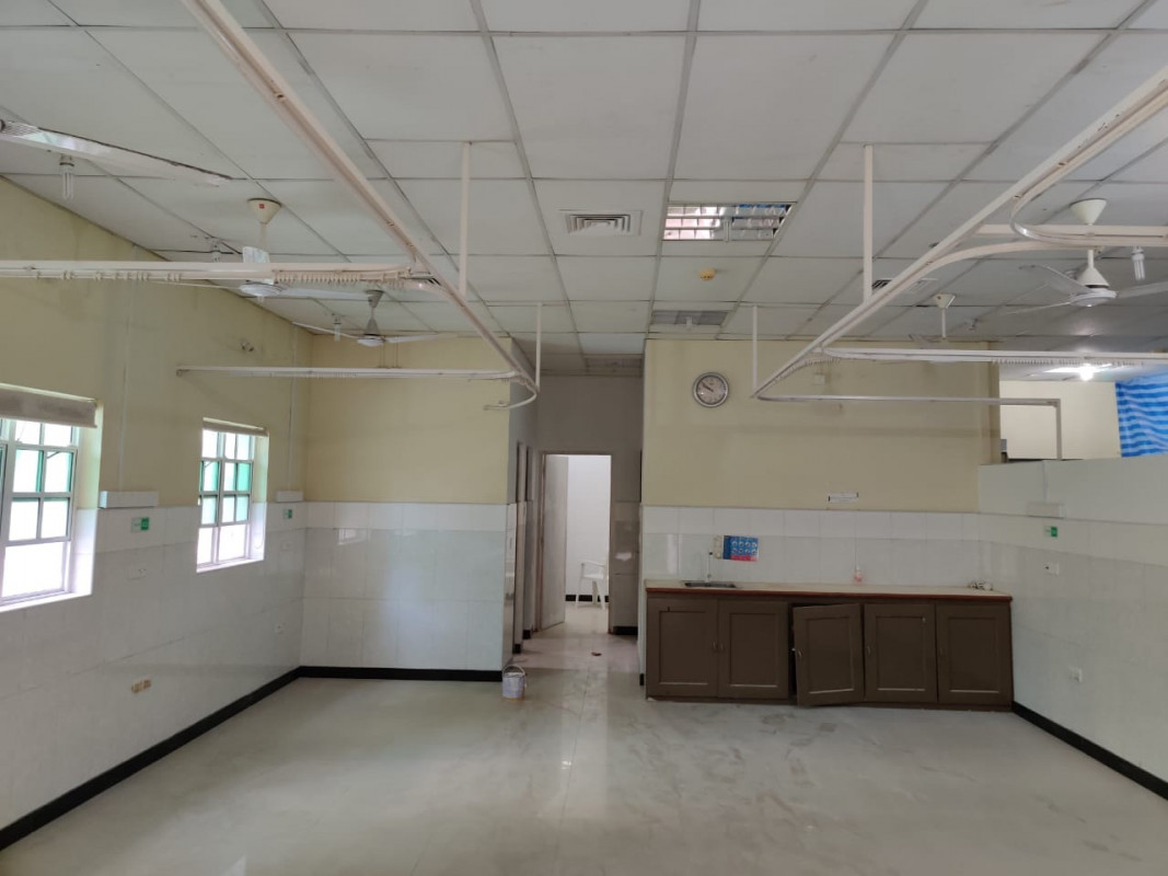 ރީޖަނަލް ފެންވަރުގައި ކޮވިޑް 19 އަށް ފަރުވާ ދިނުމުގެ ގޮތުން، ގަން ރީޖަނަލް ހޮސްޕިޓަލުގައި ޤާއިމްކުރާ ފެސިލިޓީ - ރާއްޖޭގެ އެކި ސަރަހައްދުތަކުގައި ކޮވިޑް-އަށް ފަރުވާދިނުމަށް ހައްސަ ފެސިލިޓީތަކެއް ޤާއިމްކުރުމުގެ މަސަކަތް ސަރުކާރުން އަންނަނީ ކުރަމުން -- ފޮޓޯ: ގަން ރީޖަނަލް ހޮސްޕިޓަލް