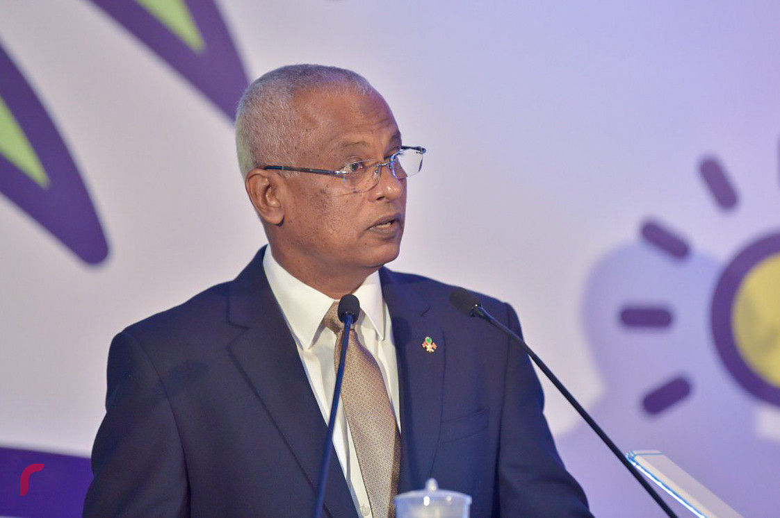 17 ޖޫން 2019 --މޯލްޑިވްސް ޕާރޓްނަރޝިޕް ފޯރަމް ގެ ތެރެއިން. މި ފޯރަމް ޝަރަފްވެރިކޮށްދެއްވީ ރައީސުލް ޖުމްހޫރިއްޔާ އިބްރާހިމް މުހައްމަދު ސާލިހް.-- ފޮޓޯ: ރައީސް އޮފީސް