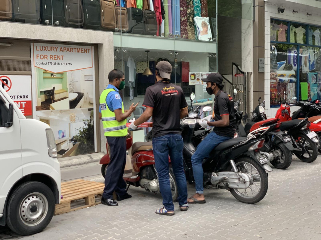 (File photo) Those caught without masks are to be fined MVR 1,000