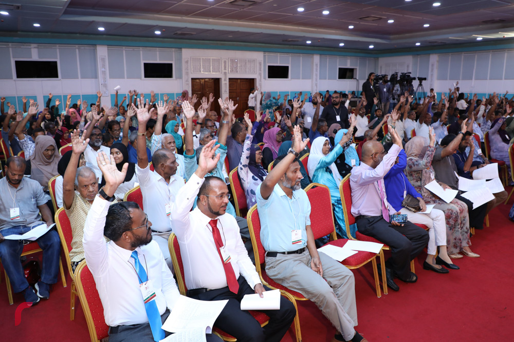 އެމްއާރްއެމްއިން ބޭއްވި ފުރަތަމަ ޖަލްސާގެ ތެރެއިން -- ފޮޓޯ : ޔޫސުފް ސޮފްވާން