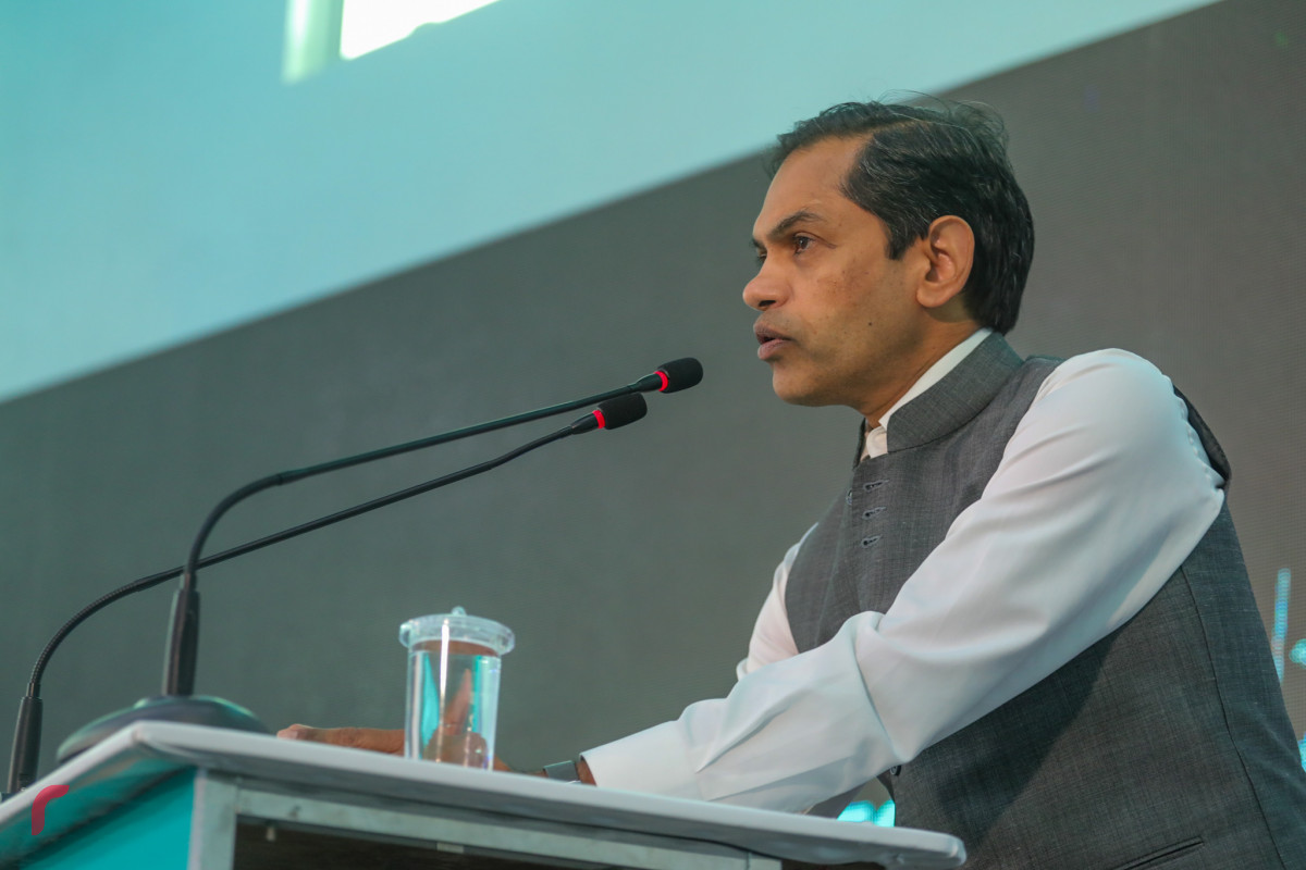 26 އޯގަސްޓް 2019/ އއ.އުކުޅަސް --އުކުޅަސް ފެއަރ ހުޅުވުމުގެ ރަސްމިއްޔާތުގެ ތެރެއިން، އިންޑިޔާގެ ހައިކޮމިޝަނަރ ވާހަކަފުޅު ދައްކަވަނީ-- ފޮޓޯ: ޝުއައިބް މުހައްމަދު