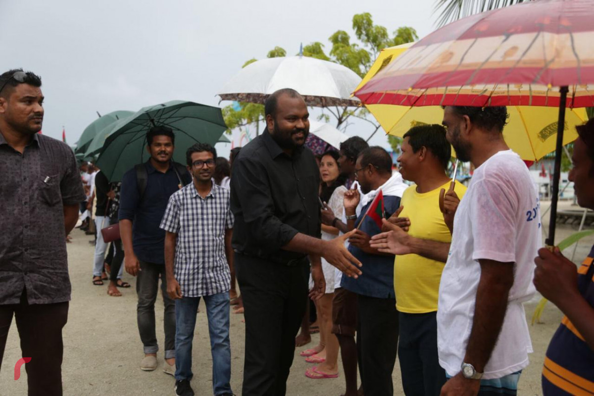 މިނިސްޓަރ އަލީ ވަހީދު ވ އަތޮޅަށް ވަޑައިގަތުން