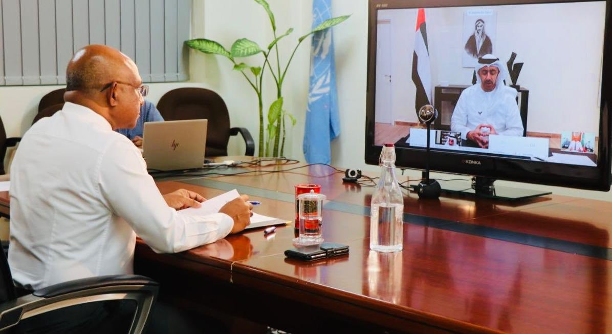 The virtual meeting was held on Monday evening