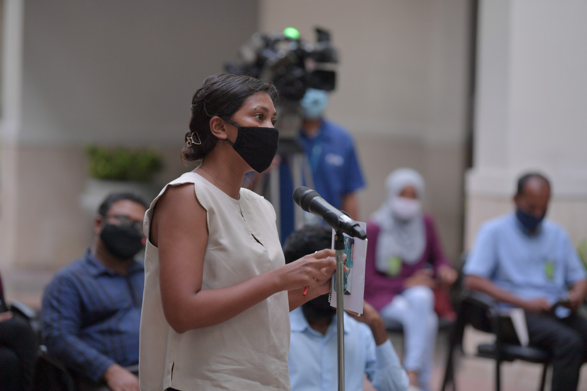 ރައީސުލްޖުމްހޫރިއްޔާ ބޭއްވެވި ނޫސްވެރިންގެ ބައްދަލުވުމުގެ ތެރެއިން -- ފޮޓޯ: ރައީސް އޮފީސް