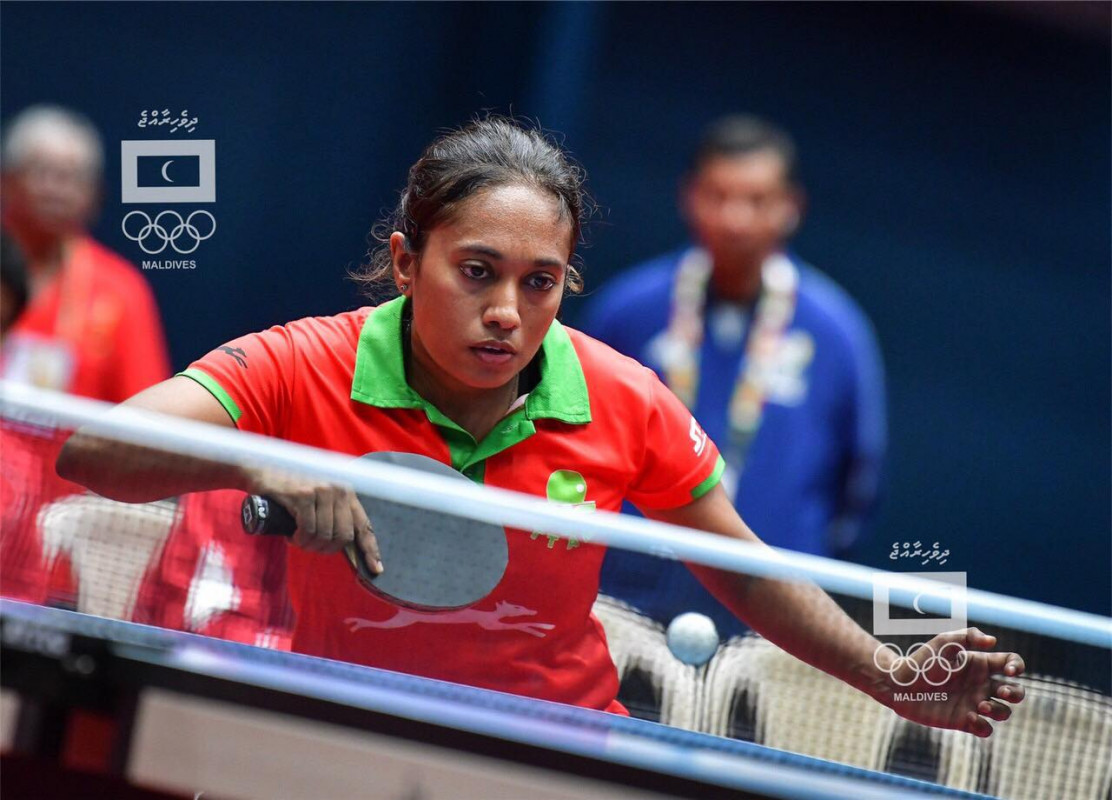 22 ޖުލައި 2019 --ފައިނަލް މެޗްގެ ތެރެއިން މުއީނާ -- ފޮޓޯ: އޮލިމްޕިކްސްކޮމެޓީ މީޑިޔާ