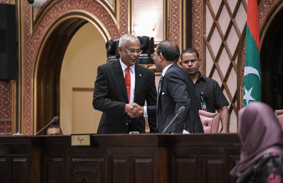 ރައްޔިތުންގެ މަޖިލީހުގެ ރައީސް އާއި ރައީސުލްޖުމްހޫރިއްޔާ