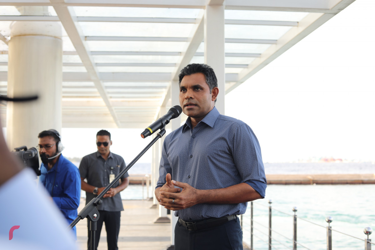 03 ޖޫން 2019 --ރޯޑްސޭފްޓީ ކެމްޕެއިންގެ މީސްމީޑިއާ ހަރަކާތް އިފްތިތާހު ކުރުމުގެ ތެރެއިން. މި ހަރަކާތް އިފްތިތާހު ކޮށްދެއްވީ ފައިސަލް ނަސީމްއެވެ.-- ފޮޓޯ: ޝުއައިބް މުހައްމަދު