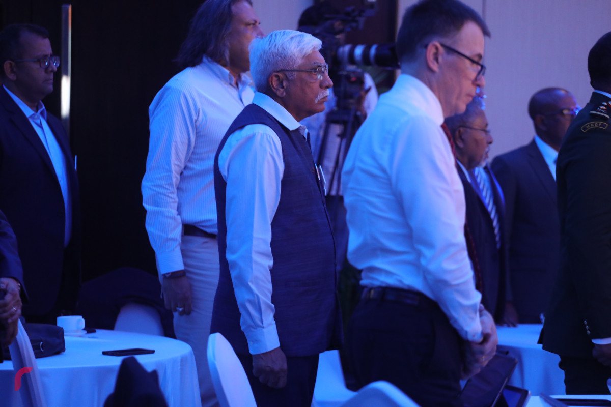 03 ސެޕްޓެމްބަރ 2019 | 4 ވަނަ ސައުތް އޭޝިއަން ކޮންފަރެންސް ފެށުމުގެ ގޮތުން ޕެރެޑައިޒް އައިލެންޑް ރިސޯޓުގައި ބޭއްވި ޖަލްސާގެ ތެރެއިން -- ފޮޓޯ: ޝުއައިބް މުހައްމަދު