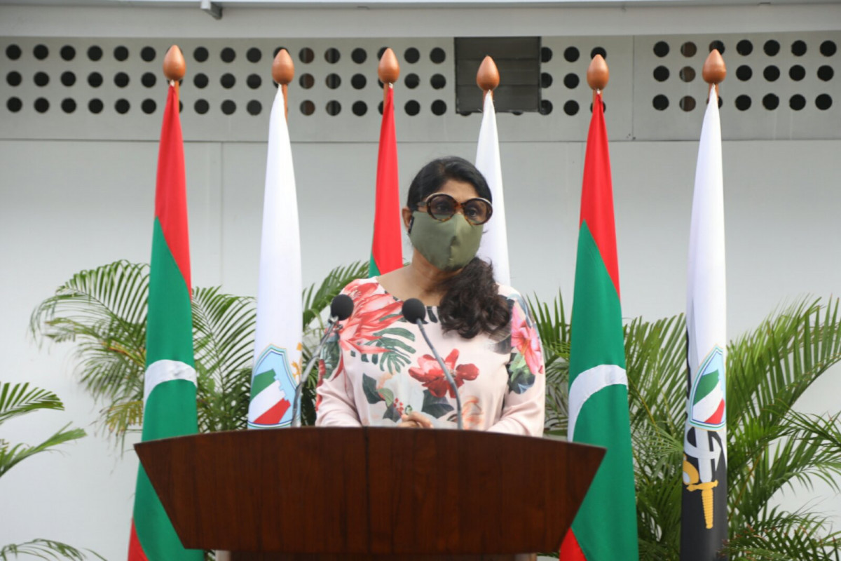 މިނިސްޓަރ އޮފް ޑިފެންސް އެންޑް ނެޝަނަލް ސެކިއުރިޓީ މާރިއާ އަހްމަދު ދީދީ