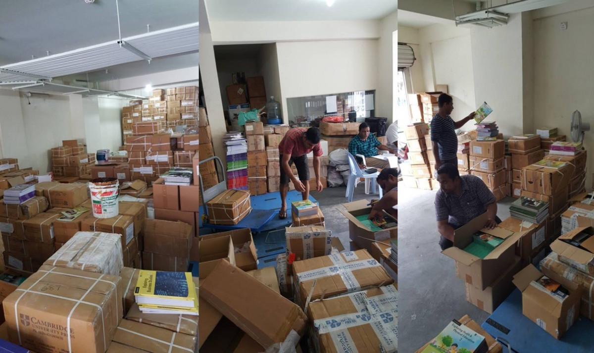 The ministry began transferring books on Wednesday