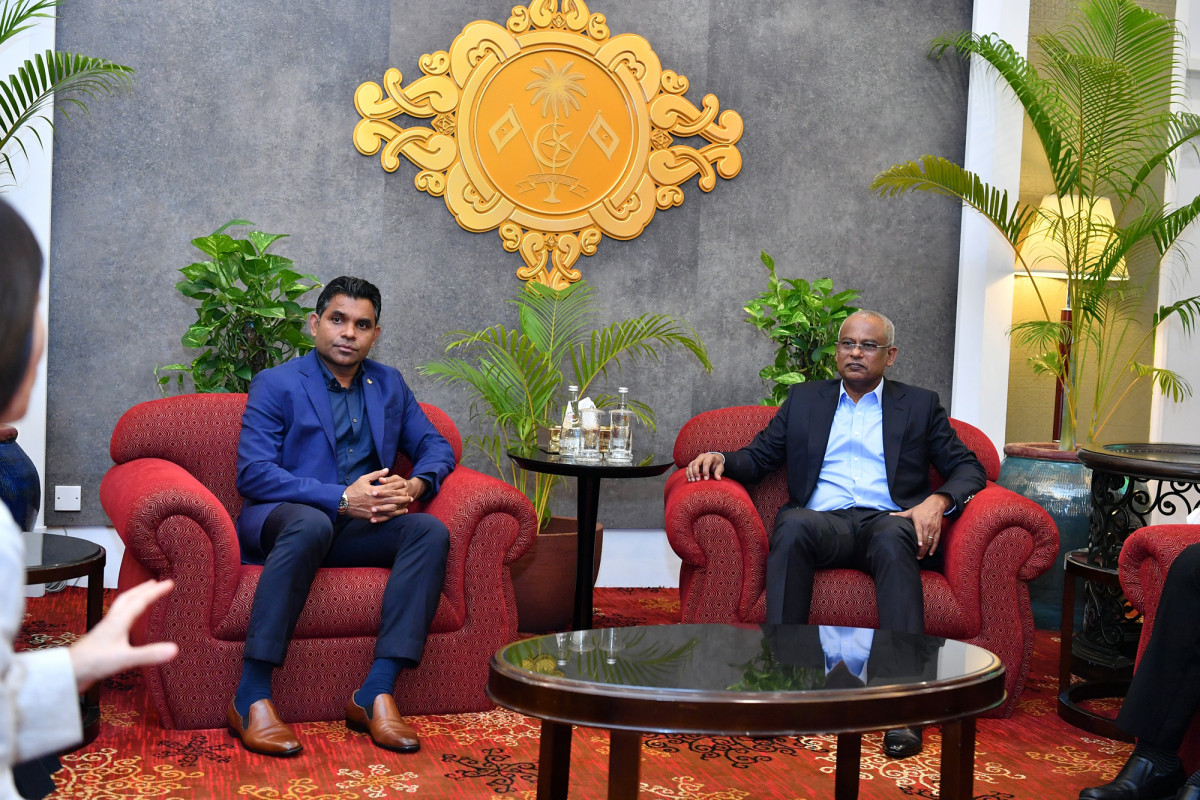 ރައީސުލްޖުމްހޫރިއްޔާ އިބްރާހީމް މުހައްމަދު ޞާލިހު އަދި ނައިބު ރައީސް ފައިސަލް ނަސީމް