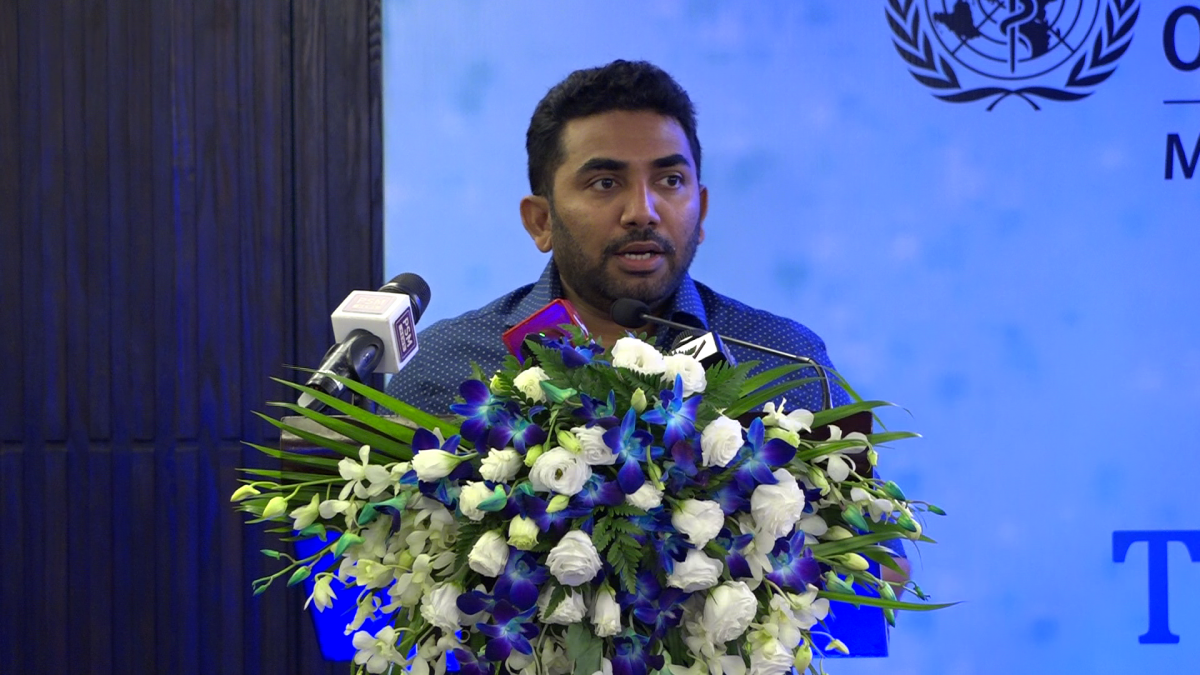 ހެލްތް މިނިސްޓަރު އަބްދުﷲ އަމީން