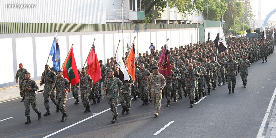 A past victory run held by the MNDF