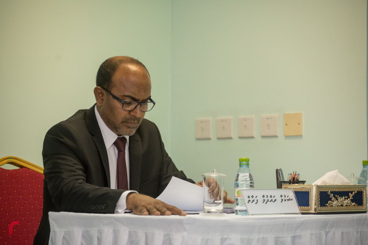 15 ޖުލައި 2019 --ފަނޑިޔާރު ހަސަން ސައީދު މައްސަލަ ބަލާ ކޮމެޓީއަށް ޖަވާބުދާރީވަނީ-- ފޮޓޯ: ޝުއައިބް މުހައްމަދު