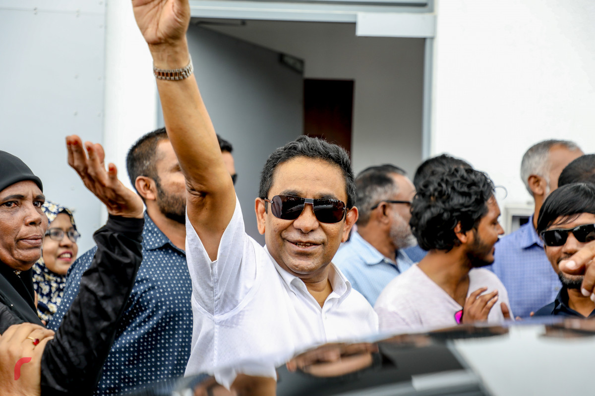 ކުރީގެ ރައީސް ޔާމިން ޝަރީއަތަށް ހާޒިރުކުރުން -- ފޮޓޯ : ޔޫސުފް ސޮފްވާން