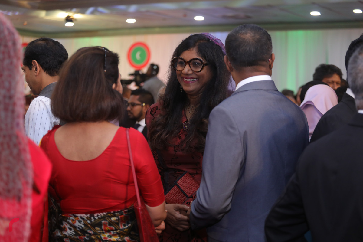 25 ޖުލައި 2019 --މިނިވަން ދުވަހުގެ ރަސްމީ ބައްދަލުކުރެއްވުމުގެ ތެރެއިން، ޑިފެންސް މިނިސްޓަރ މާރިޔާ-- ފޮޓޯ: ޝުއައިބް މުހައްމަދު