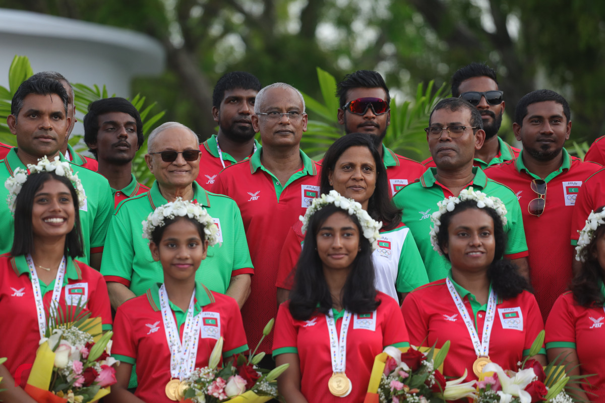 29 ޖުލައި 2019 -ފަހުރުވެރި މެޑަލްތައް ހޯދި ކުޅންތެރިން- ފޮޓޯ: ޝުއައިބް މުހައްމަދު