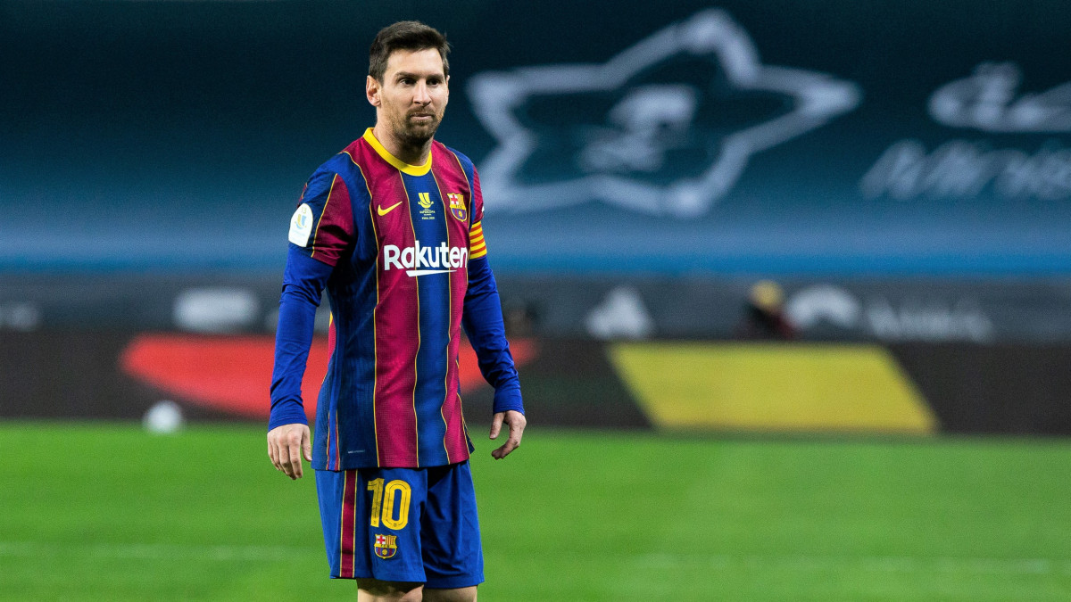 ސްޕެނިޝް ސުޕަ ކަޕުގެ ފައިނަލް މެޗުގެ ތެރެއިން ބާސެލޯނާގެ ކެޕްޓަން ލިއޮނެލް މެސީ