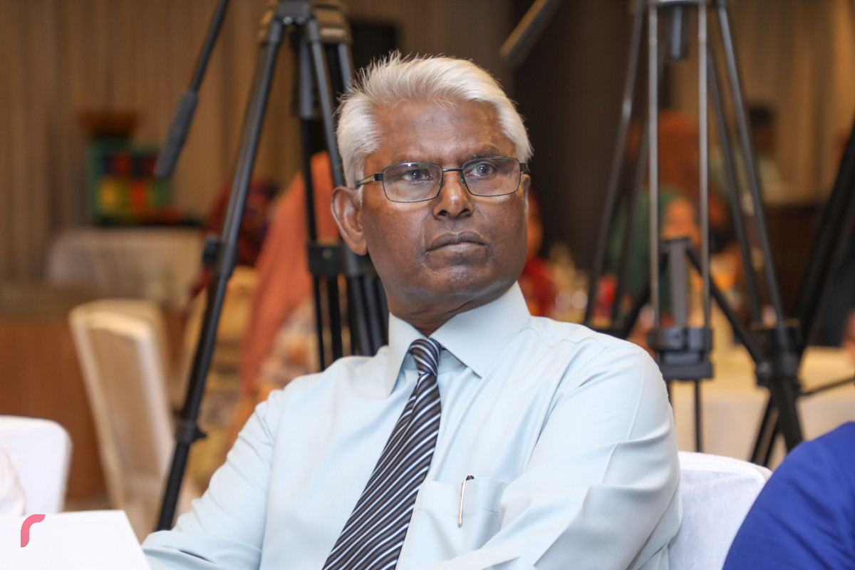 ދޮށީ އުމުރުގެ މީހުންނާބެހޭ ޤައުމީ އެކްޝަން ޕްލޭން އިފްތިތާޙުކުރުމަށް ބޭއްވި ރަސްމިއްޔާތުގެ ތެރެއިން -- ފޮޓޯ: ޔޫސުފް ސޮފްވާން