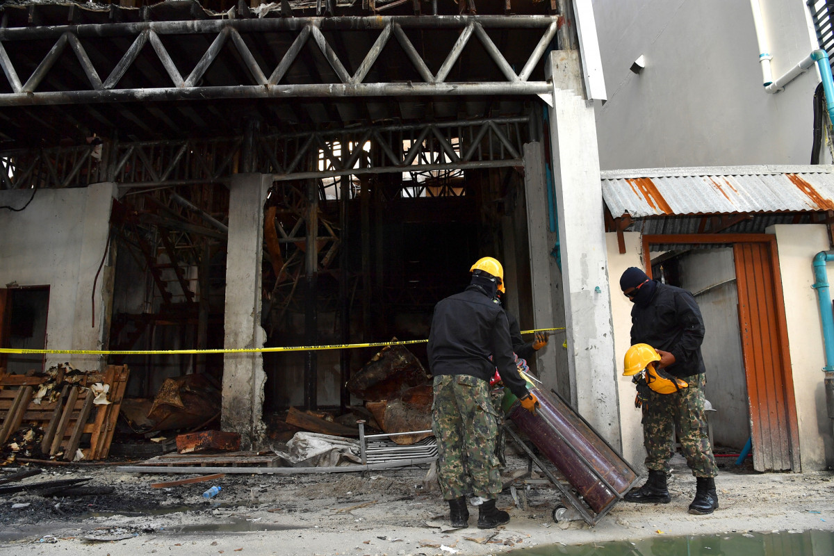 The incident was the biggest fire incident in recent history