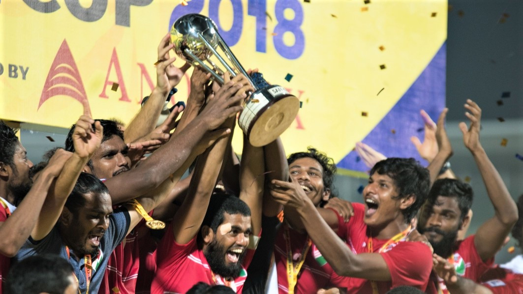 2018 ވަނަ އަހަރުގެ ޗެމްޕިއަންކަން ހޯދި ރާއްޖޭގެ ޓީމު