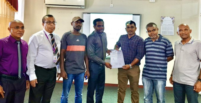 Ceremony held on Wednesday to hand-over permit