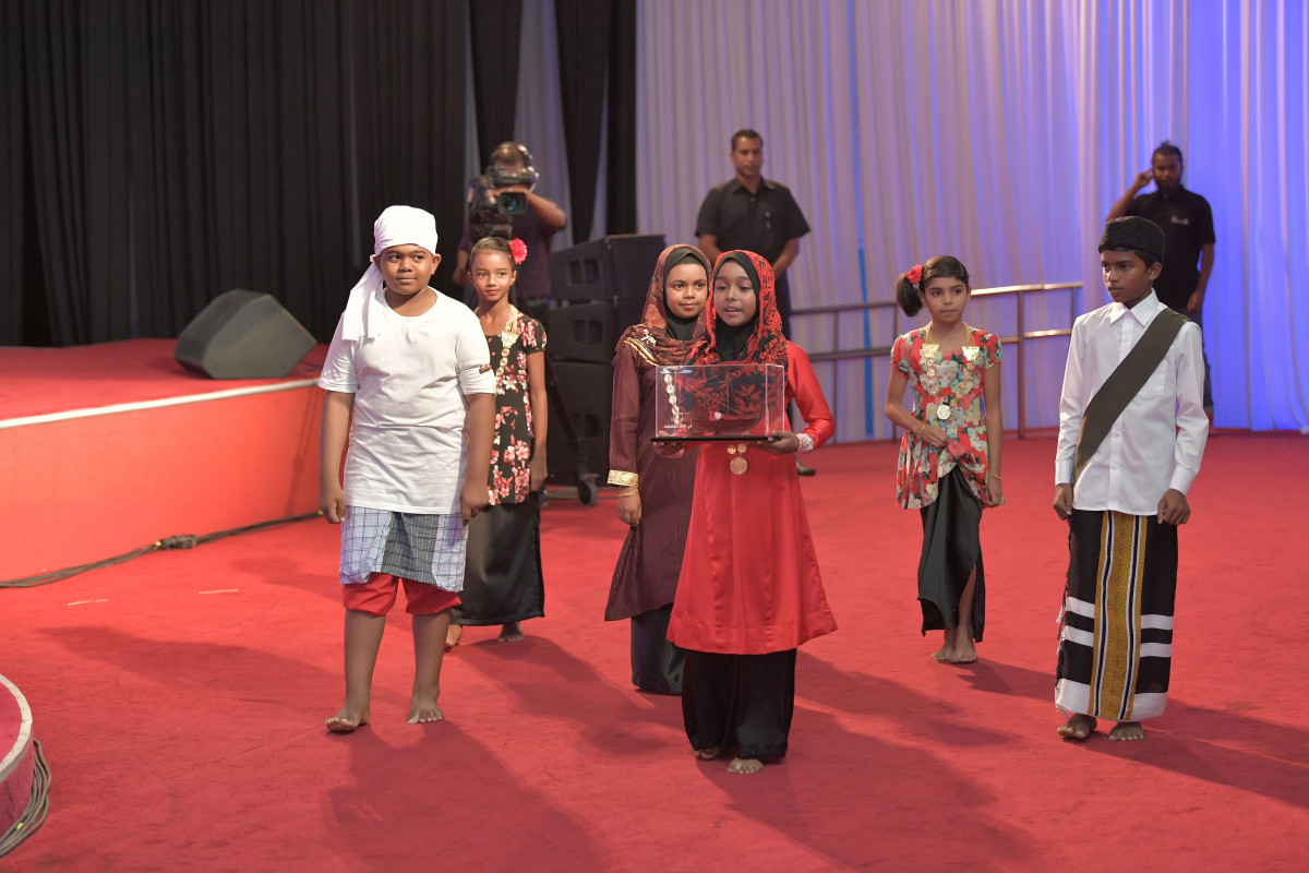 9 ޖުލައި 2019 --އޭލެވެލް ޓޮޕް އެޗީވާސް އެވޯޑް ދިނުމަށް ބޭއްވި ޖަލްސާގެ ތެރެއިން-- ފޮޓޯ: ރައީސް އޮފީސް