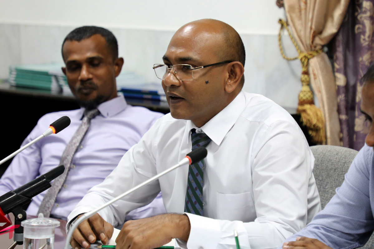 23 ވަނަ އެންވާރަމެންޓް އެންޑް ކްލައިމެޓް ޗޭންޖް ކޮމެޓީގެ ތެރެއިން -- ފޮޓޯ : ޔޫސުފް ސޮފްވާން