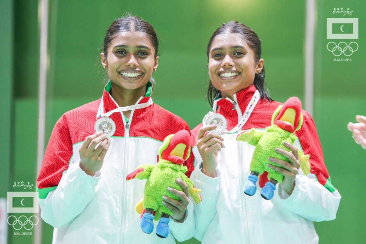 Nabeeha won the first ever gold medal for Maldives in badminton