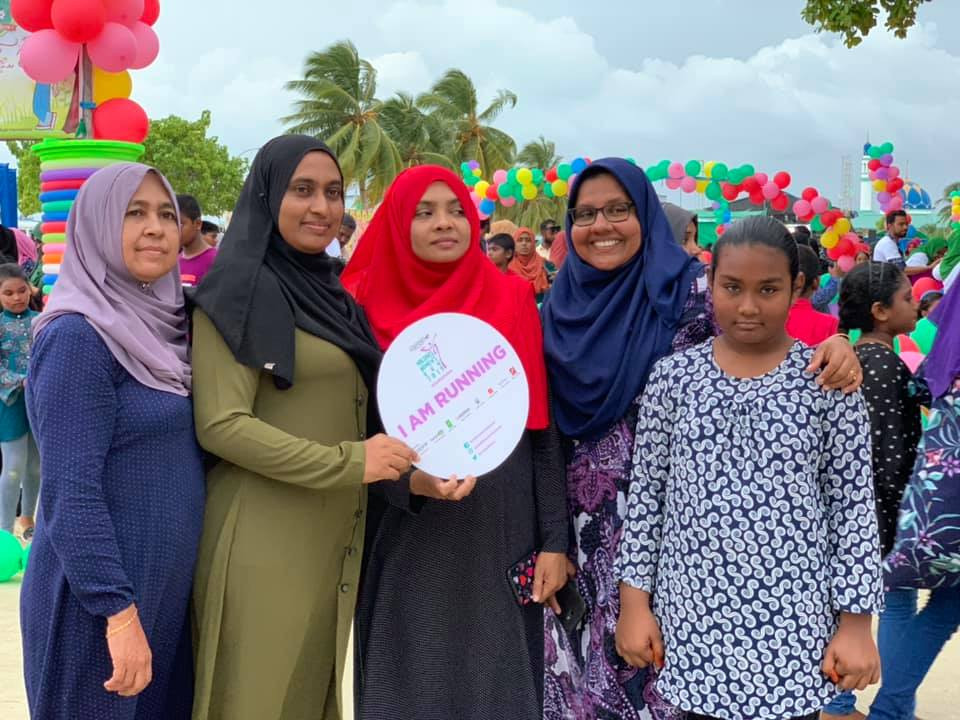 މޯލްޑިވްސް ވިމެންސް ރަން ގައި ދުވުމަށް ރަށުގެ ބައެއް އަންހެނުން ތައްޔާރުވެފައި