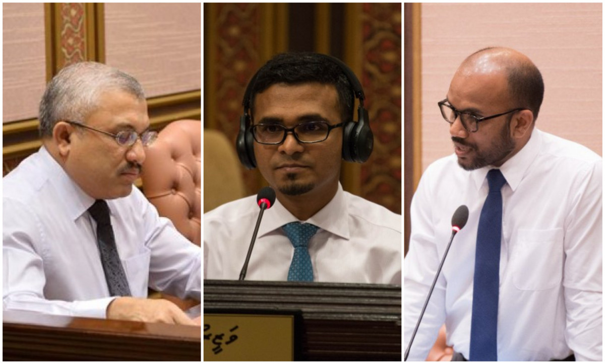 (L to R) Abdulla Jihad, Ahmed Munawwar and Ibrahim Ameer