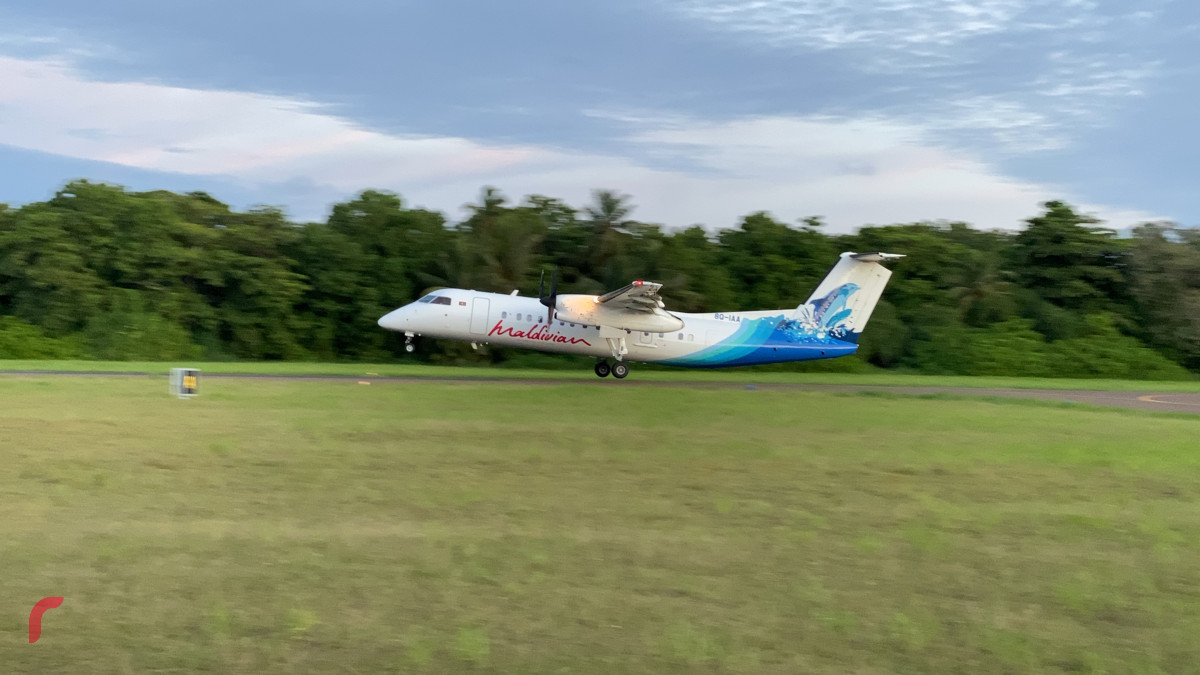 Flight of Maldivian airline