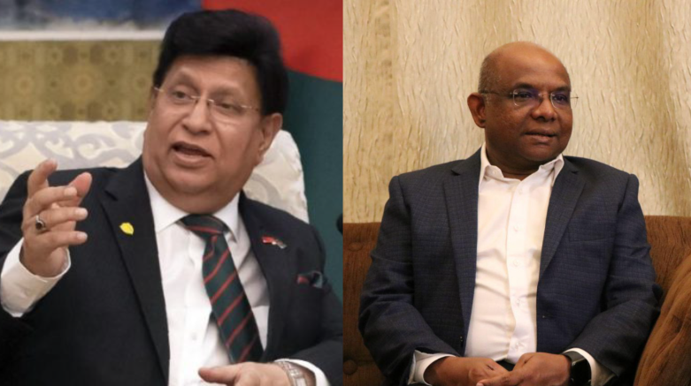 ފޮރިންގ މިނިސްޓަރ އަބްދުﷲ ޝާހިދު އަދި ބަންގްލަދޭޝްގެ ފޮރިންގ މިނިސްޓަރ