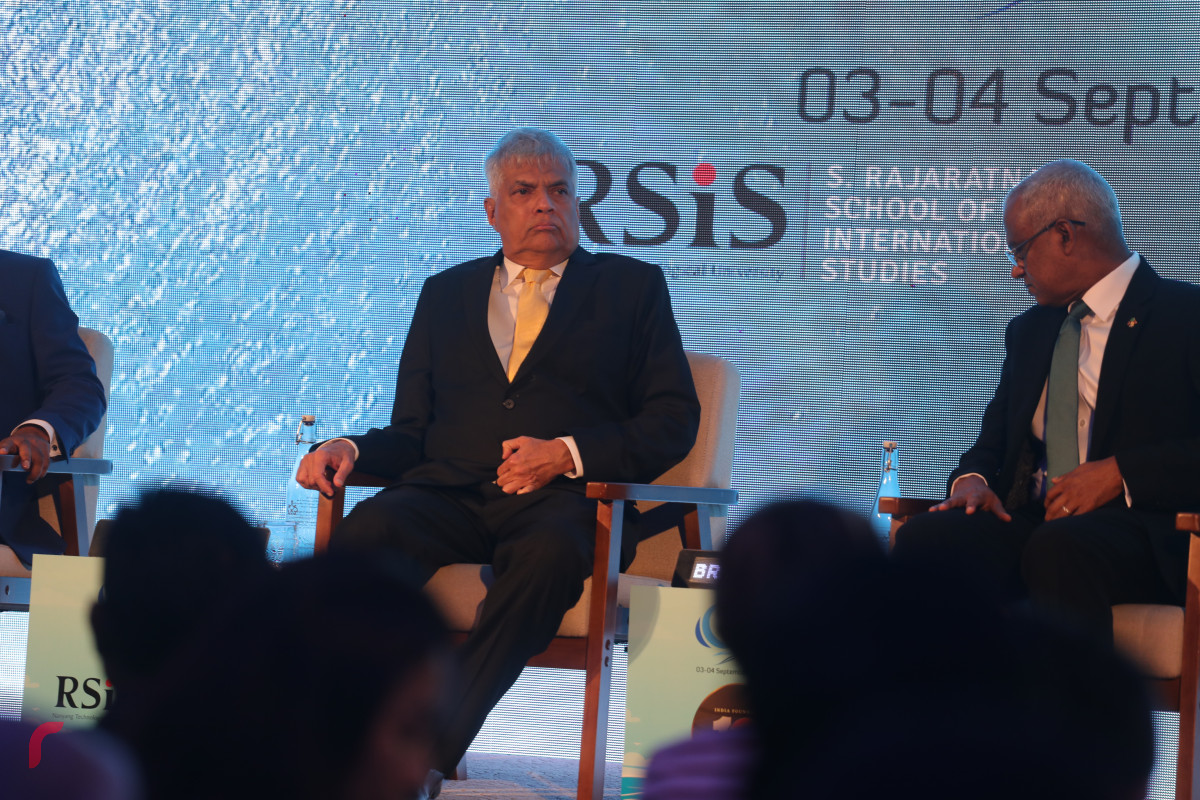 03 ސެޕްޓެމްބަރ 2019 | 4 ވަނަ ސައުތް އޭޝިއަން ކޮންފަރެންސް ފެށުމުގެ ގޮތުން ޕެރެޑައިޒް އައިލެންޑް ރިސޯޓުގައި ބޭއްވި ޖަލްސާގެ ތެރެއިން -- ފޮޓޯ: ޝުއައިބް މުހައްމަދު