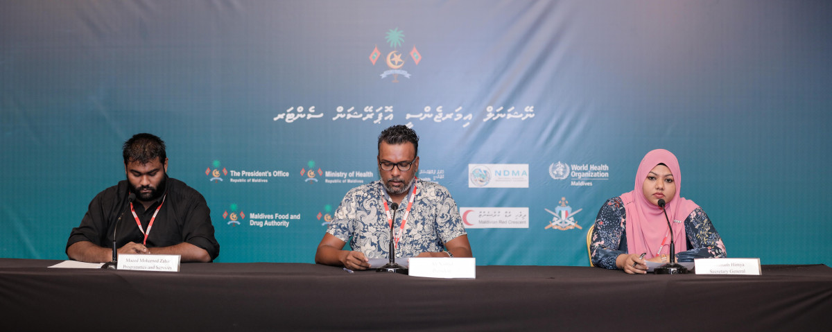 އާދިއްތަ ދުވަހު މޯލްޑިވިއަން ރެޑް ކްރެސެންޓުން ބޭއްވި ނޫސްވެރިންގެ ބައްދަލުވުމުގެ ތެރެއިން