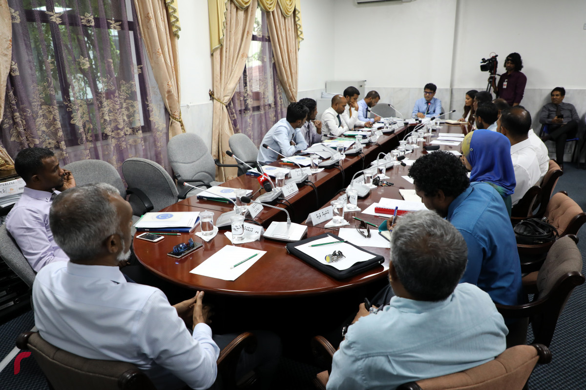 23 ވަނަ އެންވާރަމެންޓް އެންޑް ކްލައިމެޓް ޗޭންޖް ކޮމެޓީގެ ތެރެއިން -- ފޮޓޯ : ޔޫސުފް ސޮފްވާން