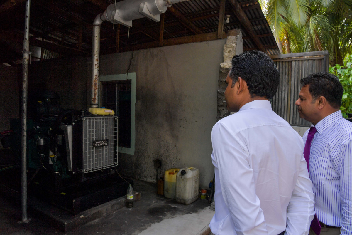 22 ޖޫން 2019 --ނައިބު ރައީސް އުލިގަމަށް ވަޑައިގެން އެ ރަށުގެ މުއައްސަސާތަކަށް ޒިޔާރަތް ކުރެއްވުން-- ފޮޓޯ: ރައީސް އޮފީސް