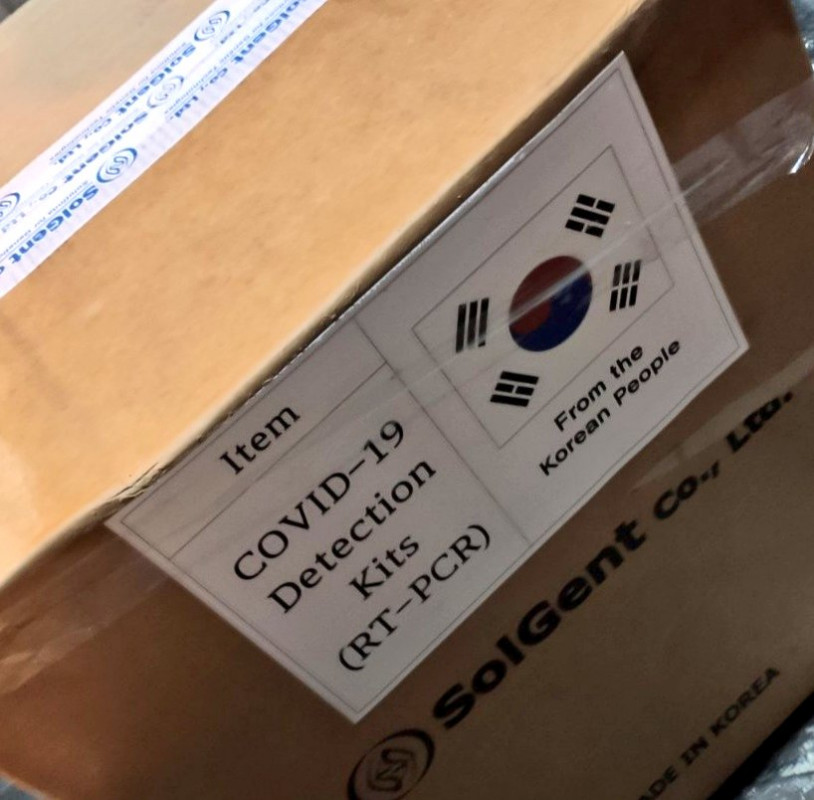 The donation was received on Saturday