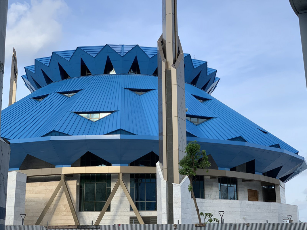 The mosque was funded by the Kingdom of Saudi Arabia