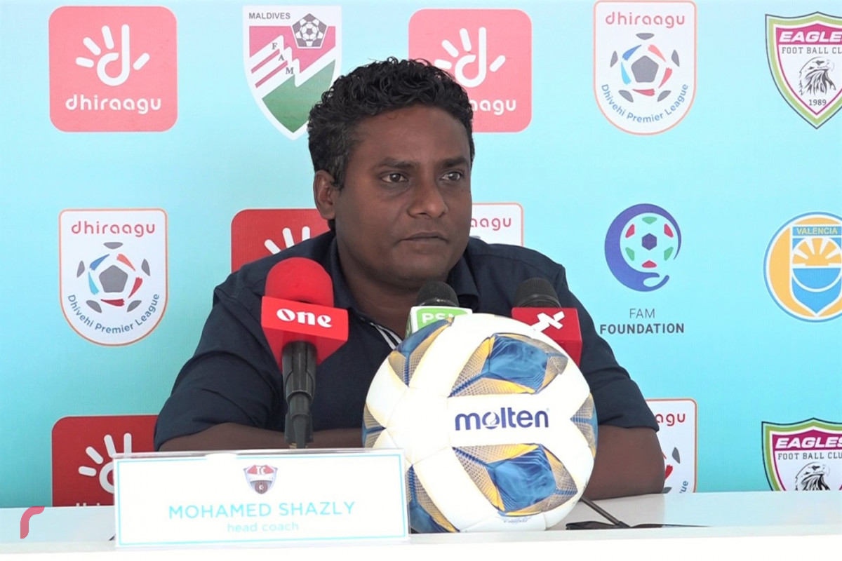 ޓީސީ ސްޕޯޓްސް ކުލަބުގެ ކޯޗު މުޙައްމަދު ޝާޒްލީ (ޝާޒް)