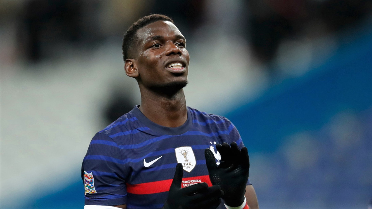 ފްރާންސުގެ ގައުމީ ފުޓްބޯޅަ ޓީމުގެ މިޑްފީލްޑަރު ޕައުލް ޕޮގްބާ