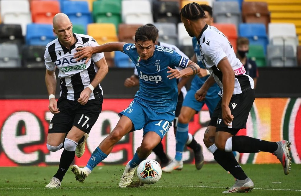 އުދިނޭޒީ އާއި ޔުވެންޓަސް ބައްދަލުކުރި މެޗުގެ ތެރެއިން: މި މެޗުން އުދިނޭޒީ މޮޅުވީ 2-1 ން