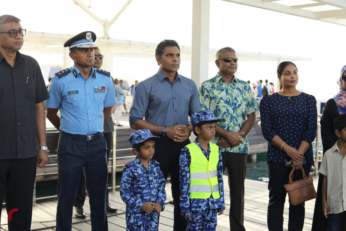 03 ޖޫން 2019 --ރޯޑްސޭފްޓީ ކެމްޕެއިންގެ މީސްމީޑިއާ ހަރަކާތް އިފްތިތާހު ކުރުމުގެ ތެރެއިން. މި ހަރަކާތް އިފްތިތާހު ކޮށްދެއްވީ ފައިސަލް ނަސީމްއެވެ.-- ފޮޓޯ: ޝުއައިބް މުހައްމަދު