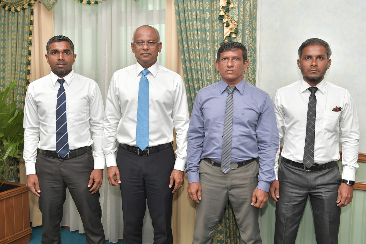 Felidhoo councilors met with the President on Monday