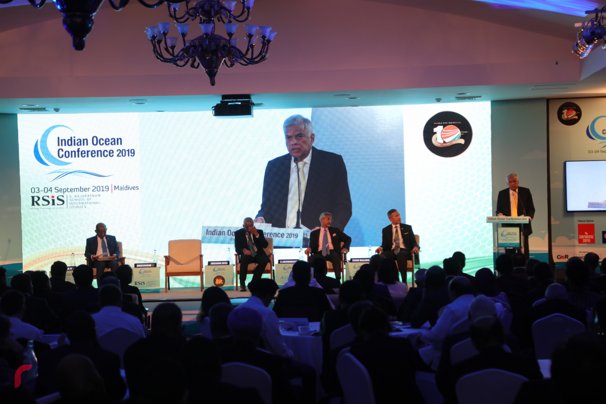 03 ސެޕްޓެމްބަރ 2019 | 4 ވަނަ ސައުތް އޭޝިއަން ކޮންފަރެންސް ފެށުމުގެ ގޮތުން ޕެރެޑައިޒް އައިލެންޑް ރިސޯޓުގައި ބޭއްވި ޖަލްސާގެ ތެރެއިން -- ފޮޓޯ: ޝުއައިބް މުހައްމަދު