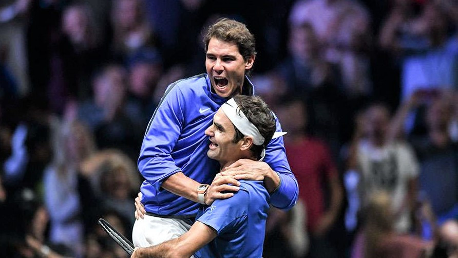 ޓެނިހުގެ އެންމެ ވާދަވެރި ދެ ކުޅުންތެރިން ކަމަށްވާ ރަފައެލް ނަޑާލާއި ރޮޖާ ފެޑެރާ